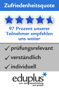 Zufriedenheitsquote eduplus Kunden